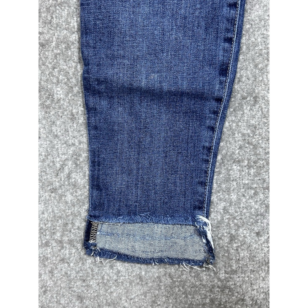 Joes Jeans Skinny Ankle Hi-Low Cutout Hem Womens Sz 28 Blue Stretch Pockets - Picture 8 of 12